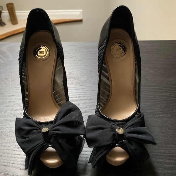 Elisabetta Franchi Black Heels - Picture 2 of 6